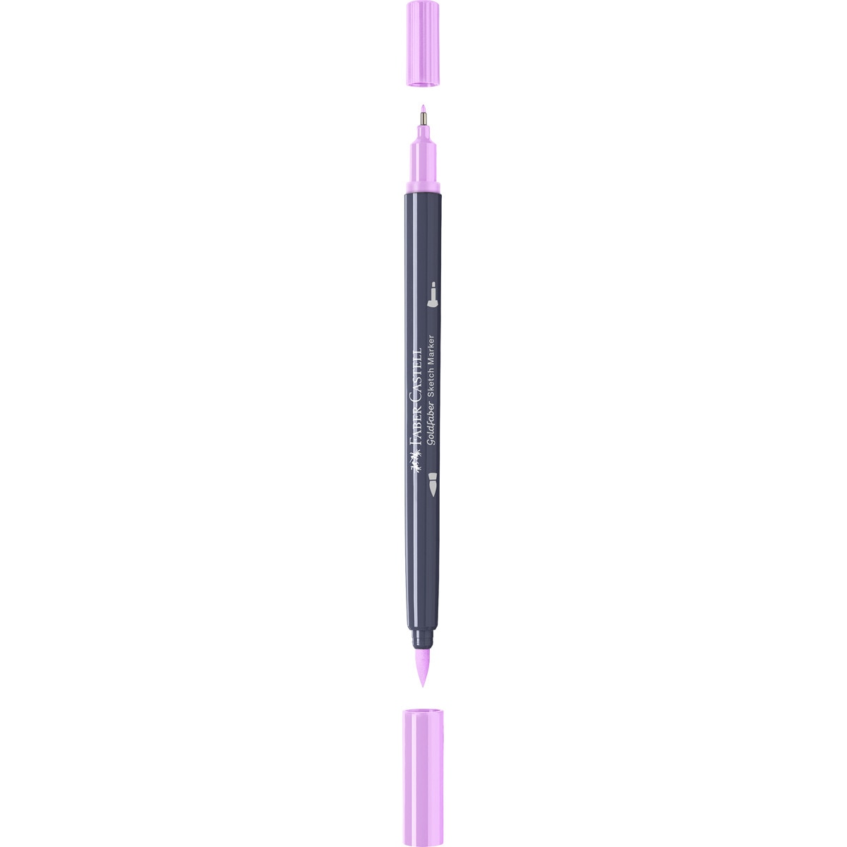 Rotulador sketch marker doble punta tinta base alcohol Goldfaber Faber-Castell magenta claro Magenta claro-2