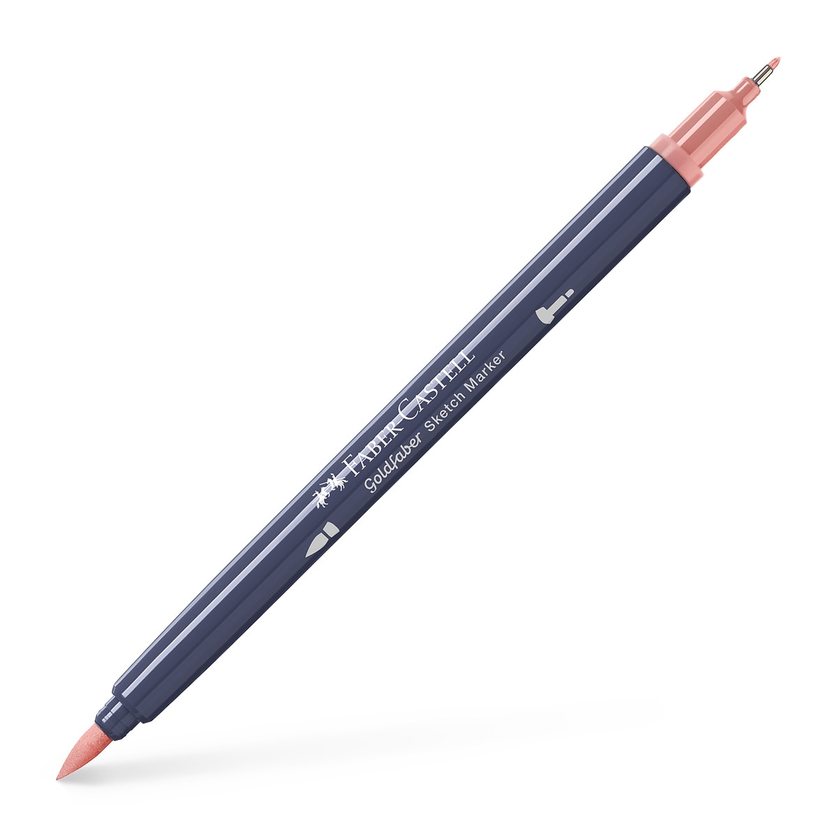 Rotulador sketch marker doble punta tinta base alcohol Goldfaber Faber-Castell coral Coral-1