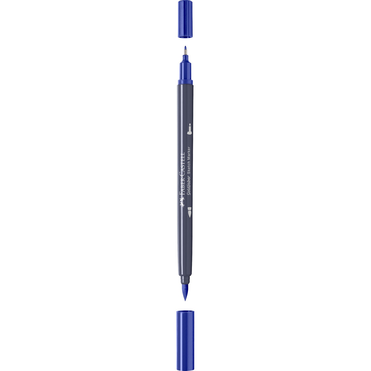 Rotulador sketch marker doble punta tinta base alcohol Goldfaber Faber-Castell azul de indantreno Azul de indantreno-2