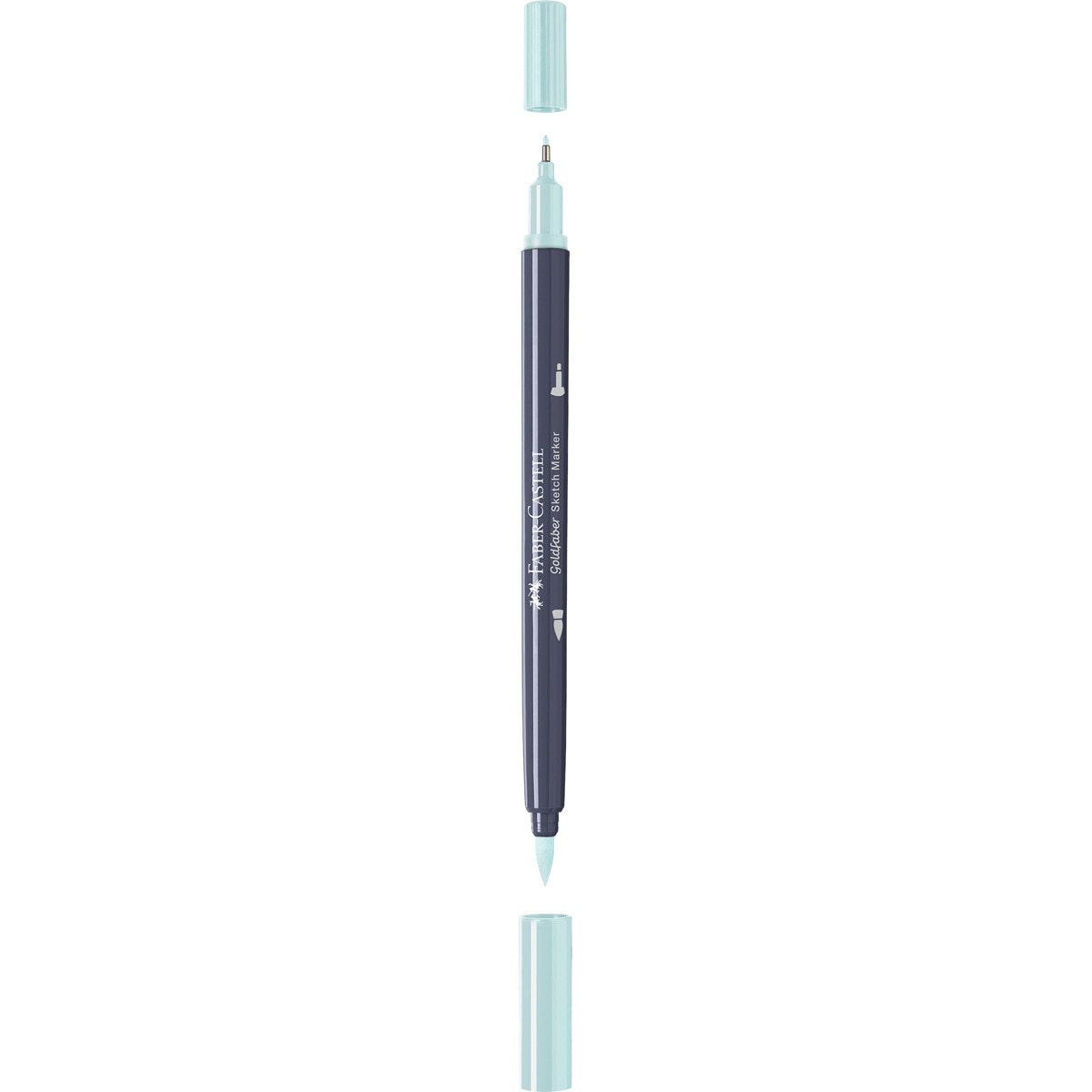 Rotulador sketch marker doble punta tinta base alcohol Goldfaber Faber-Castell menta claro Menta claro-2