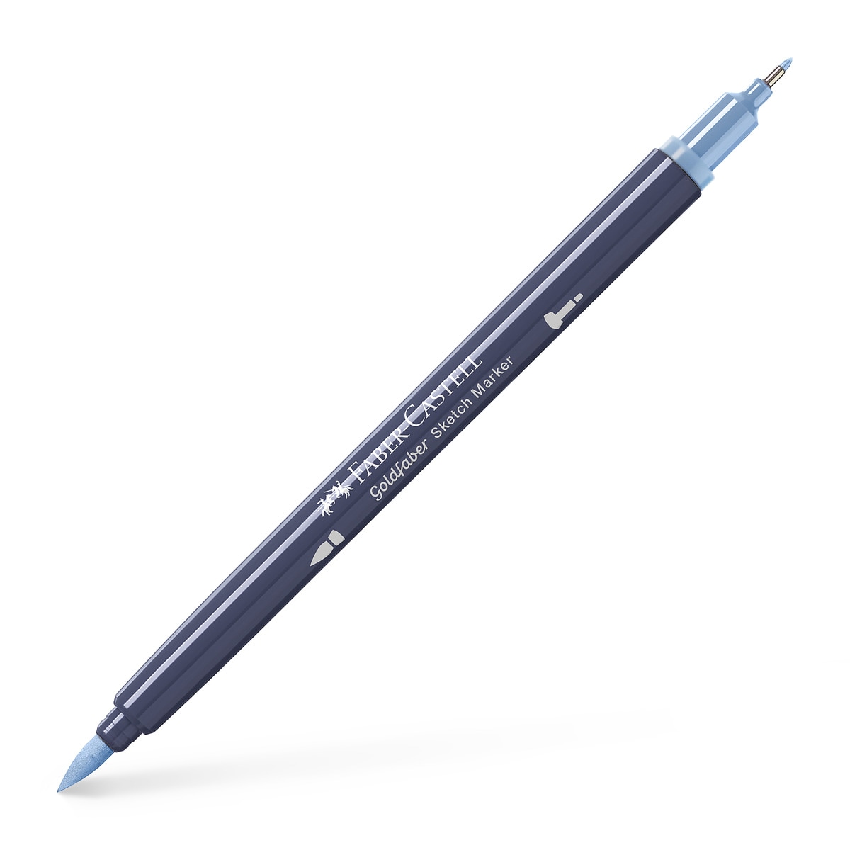 Imagen 0 de Rotulador sketch marker doble punta tinta base alcohol Goldfaber Faber-Castell azul paloma oscuro