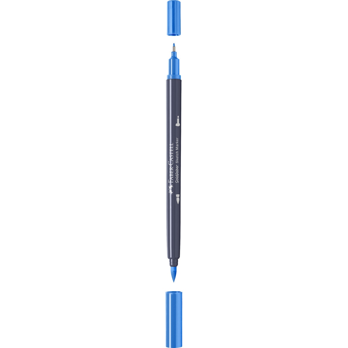 Rotulador sketch marker doble punta tinta base alcohol Goldfaber Faber-Castell azul agua salada Azul agua salada-2