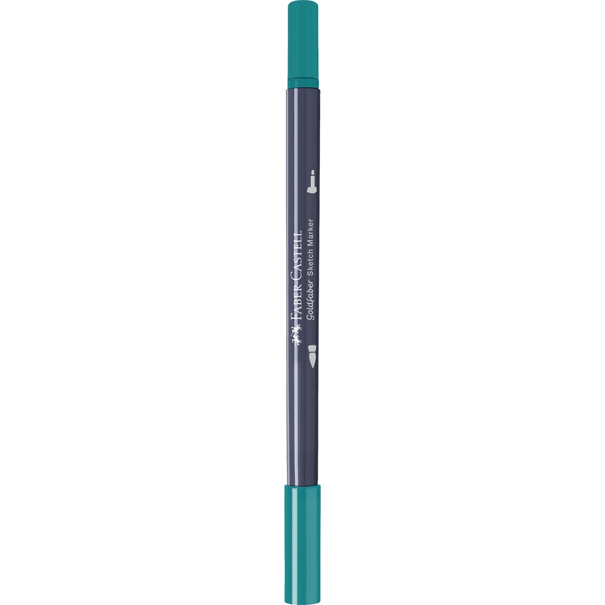 Rotulador sketch marker doble punta tinta base alcohol Goldfaber Faber-Castell verde cobalto oscuro Verde cobalto oscuro-3