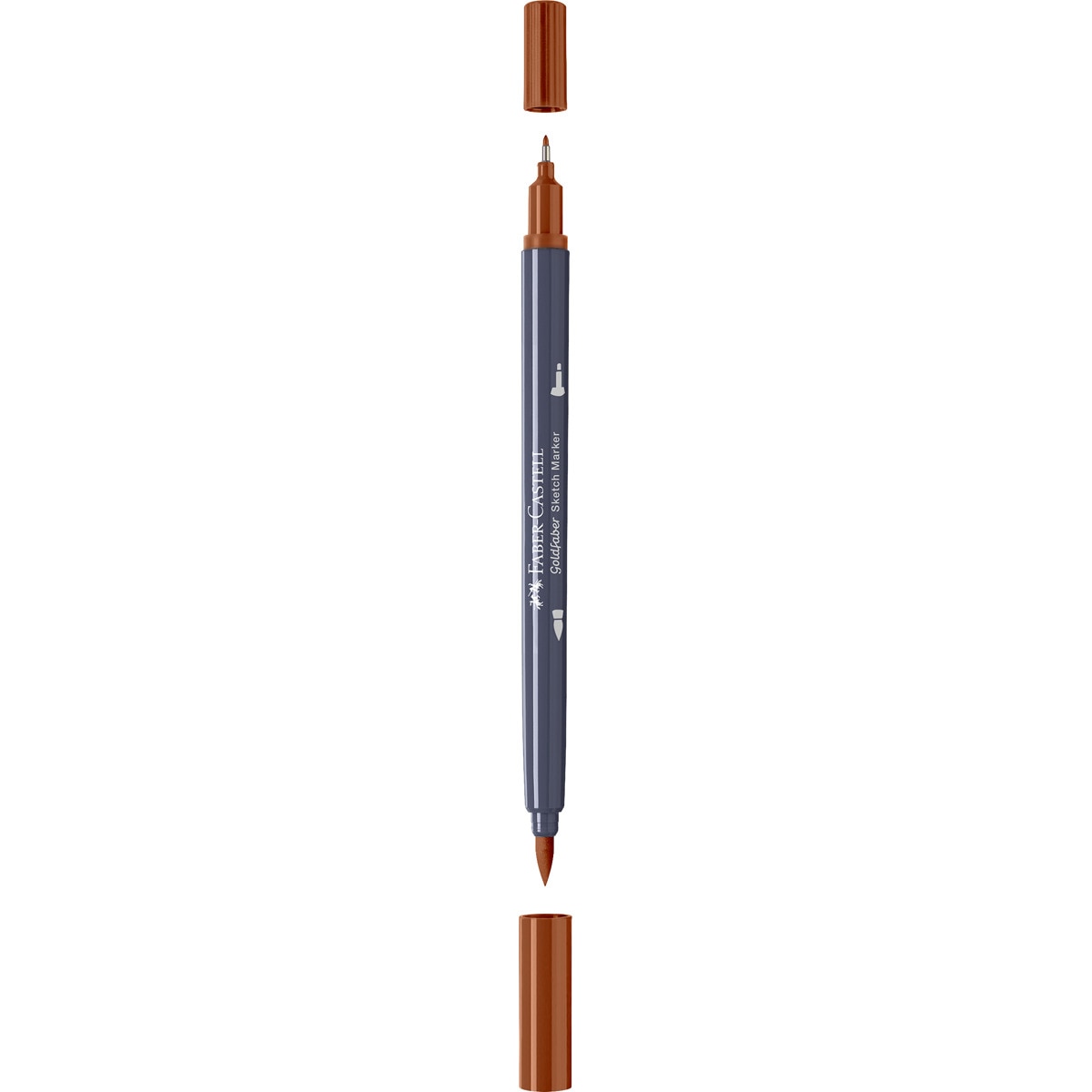 Rotulador sketch marker doble punta tinta base alcohol Goldfaber Faber-Castell siena tostado claro Siena tostado claro-2
