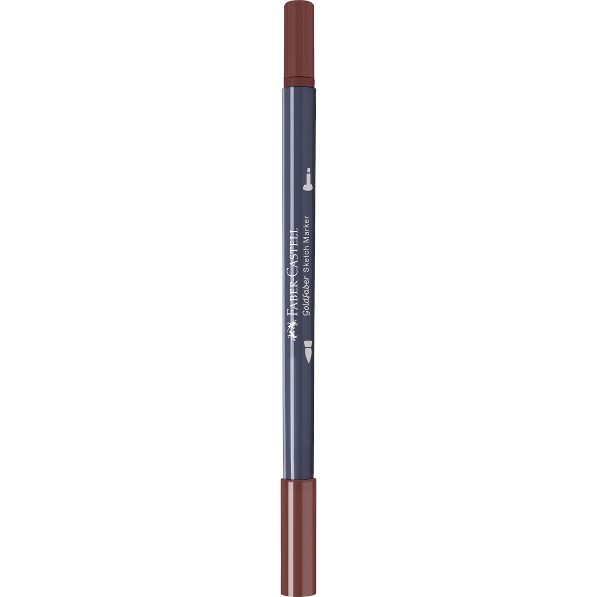 Rotulador sketch marker doble punta tinta base alcohol Goldfaber Faber-Castell caoba Caoba-3