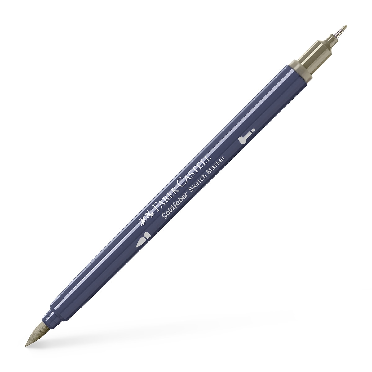Rotulador sketch marker doble punta tinta base alcohol Goldfaber Faber-Castell gris cálido V Gris cálido-1