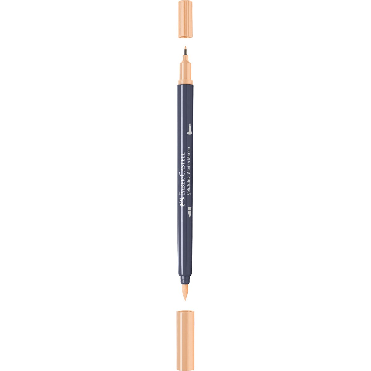 Faber-Castell Metallics Marker – Stift Mit Faserspitze In 'Ice Blue', Packung Mit 10 Stück | Metallic-Farben Für Kreative
