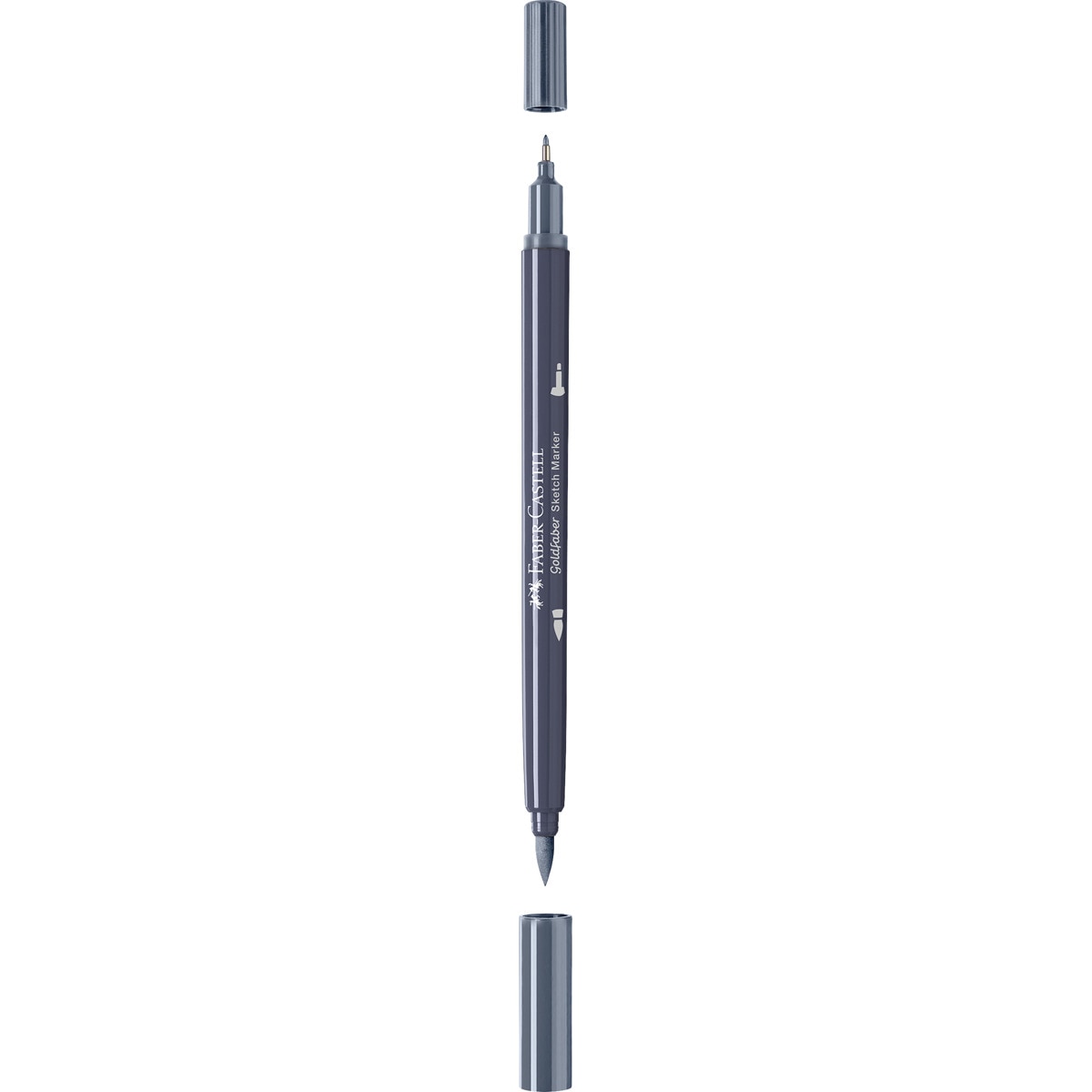 Rotulador sketch marker doble punta tinta base alcohol Goldfaber Faber-Castell gris frío XIII Gris frío-2