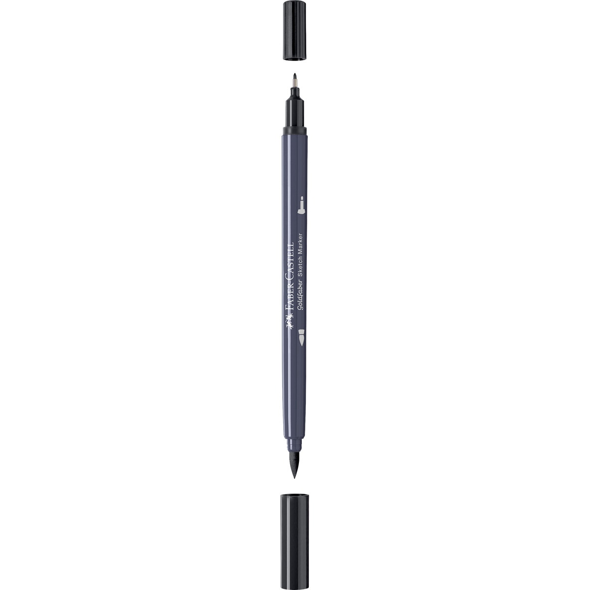 Rotulador sketch marker doble punta tinta base alcohol Goldfaber Faber-Castell gris neutro V Gris-2