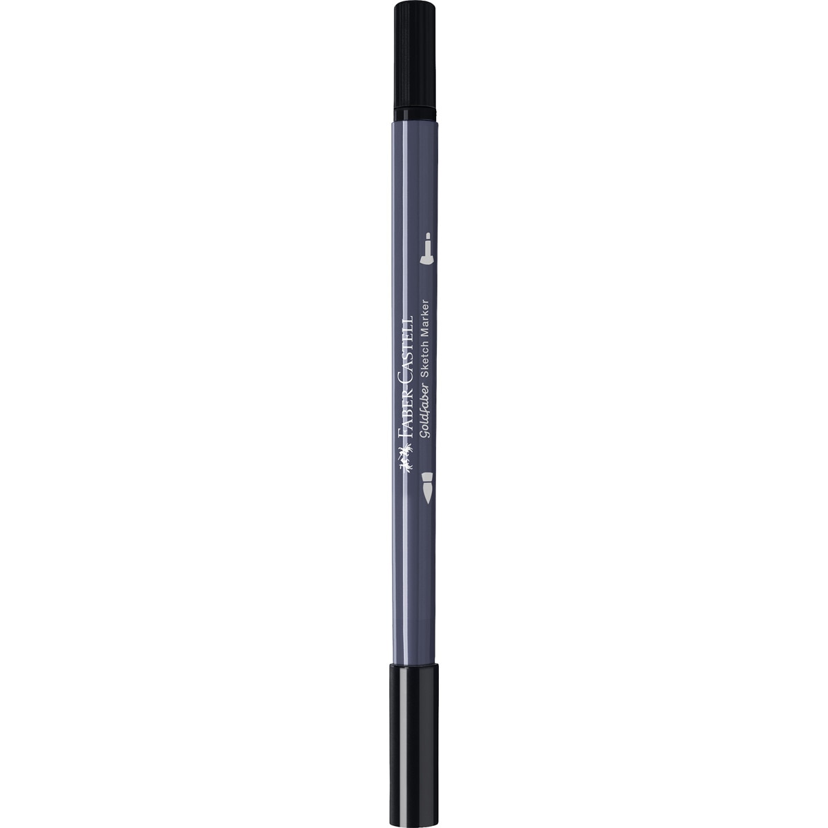 Rotulador sketch marker doble punta tinta base alcohol Goldfaber Faber-Castell negro Negro-3