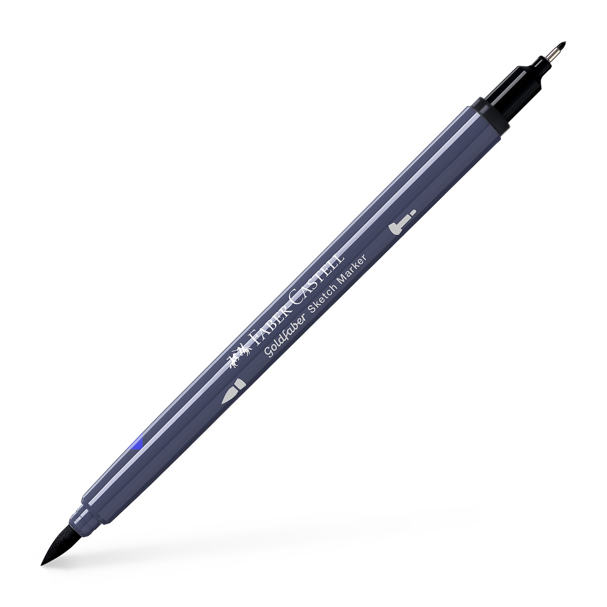 Rotulador sketch marker doble punta tinta base alcohol Goldfaber Faber-Castell negro Negro-1