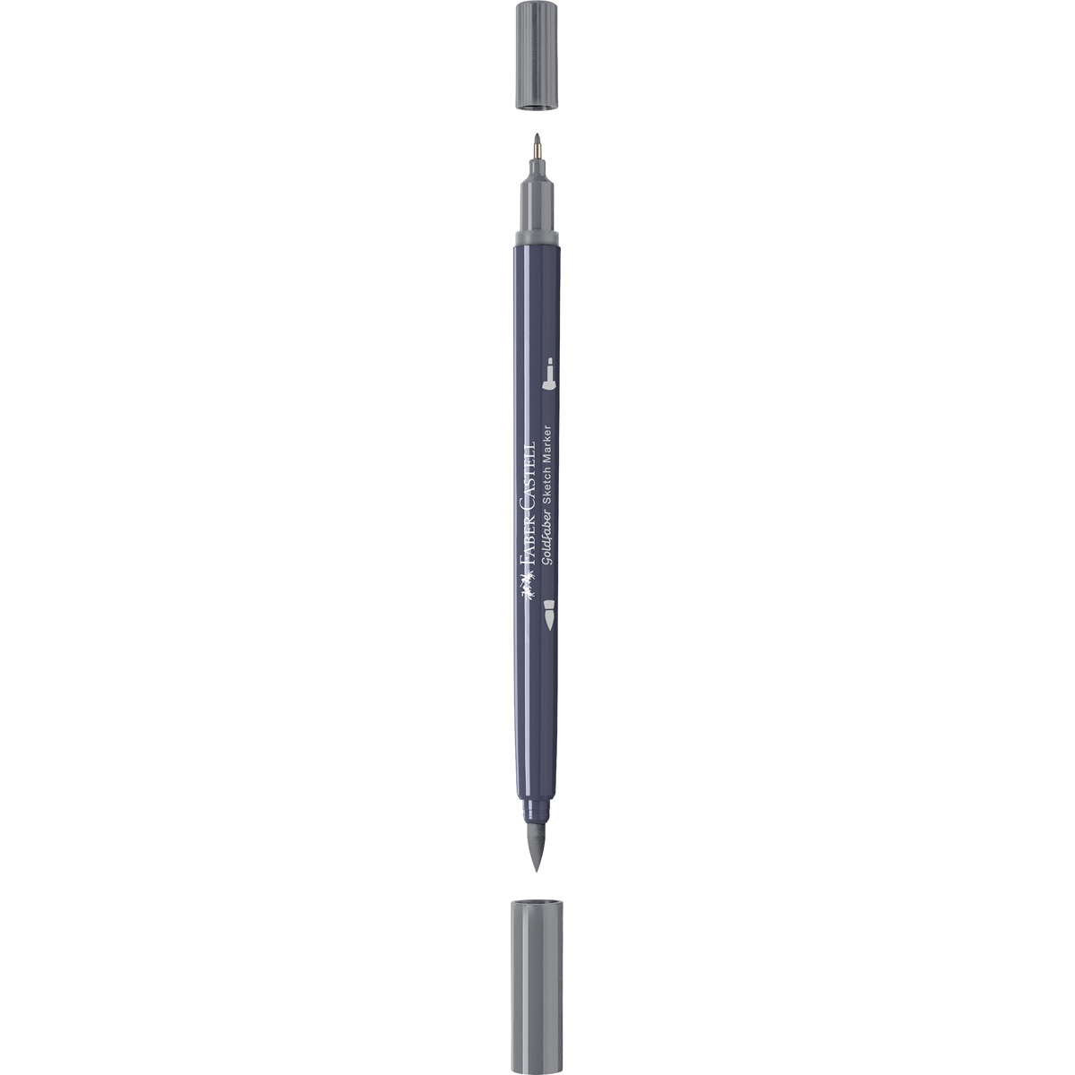 Rotulador sketch marker doble punta tinta base alcohol Goldfaber Faber-Castell gris neutro III Gris-2