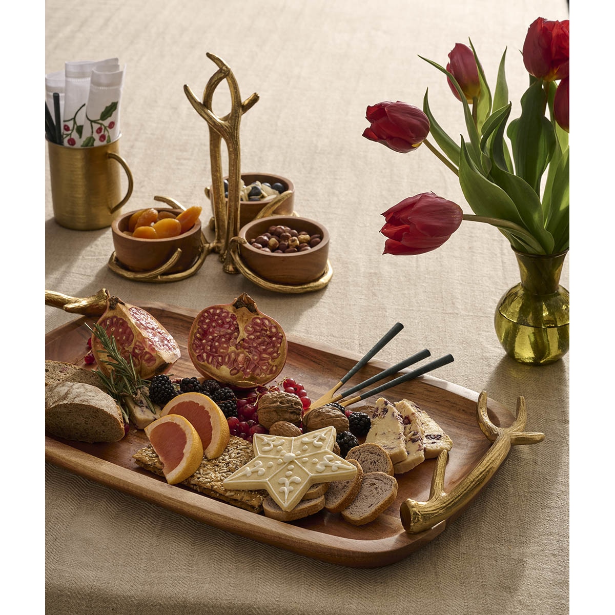 Recipiente para Amêndoas Lamira Castanho-5