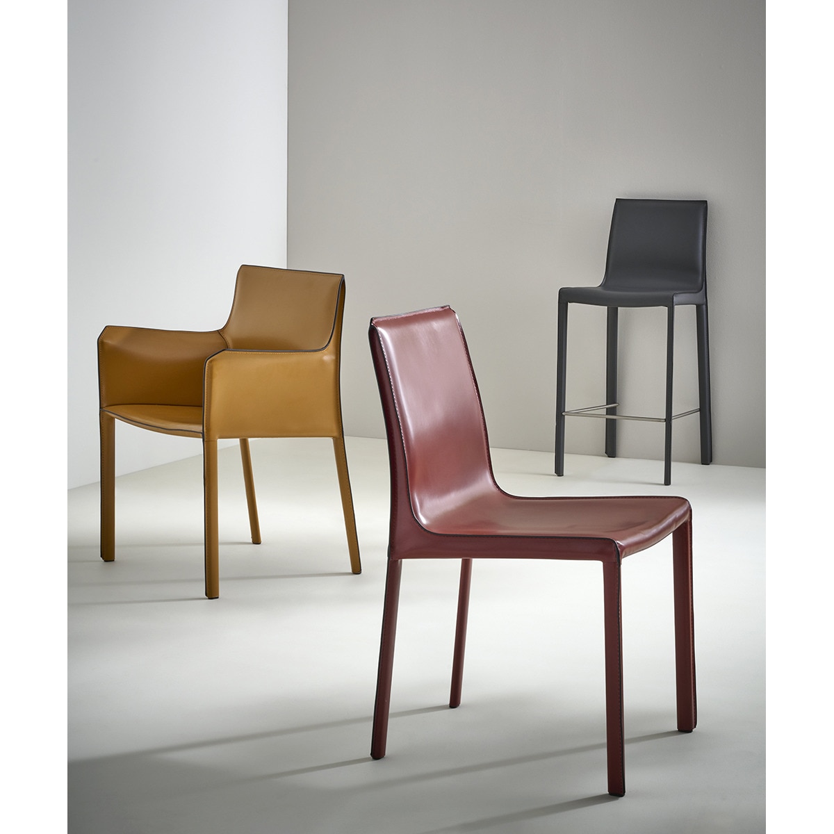 Tamborete de cozinha Módena El Corte Inglés Cinzento-7