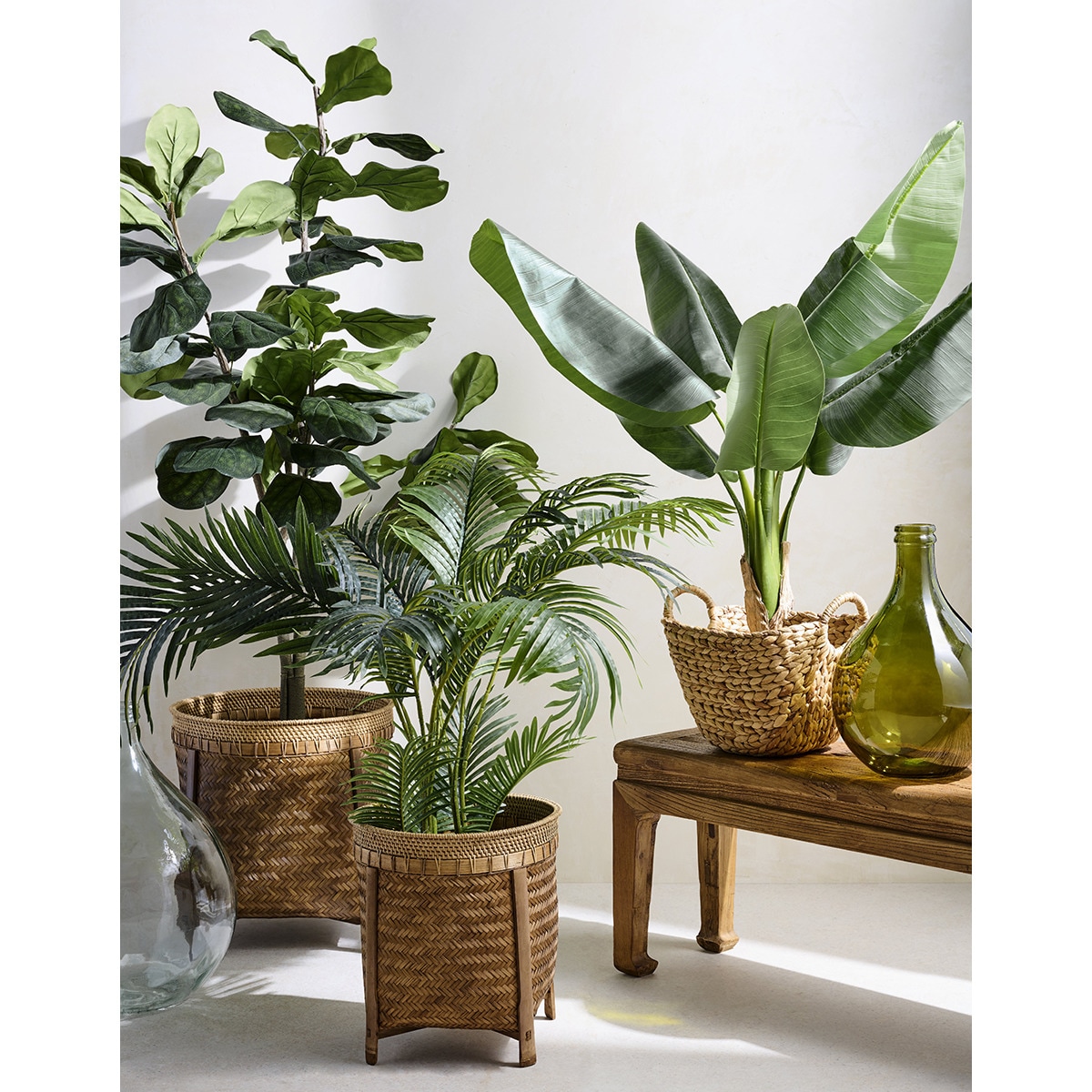 Cesta de bambu com pés Laos Chocolate-7