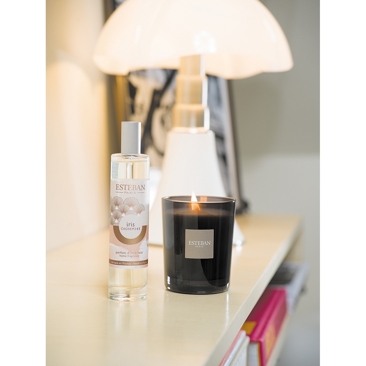 Vela Perfumada em Copo Íris Preto-2