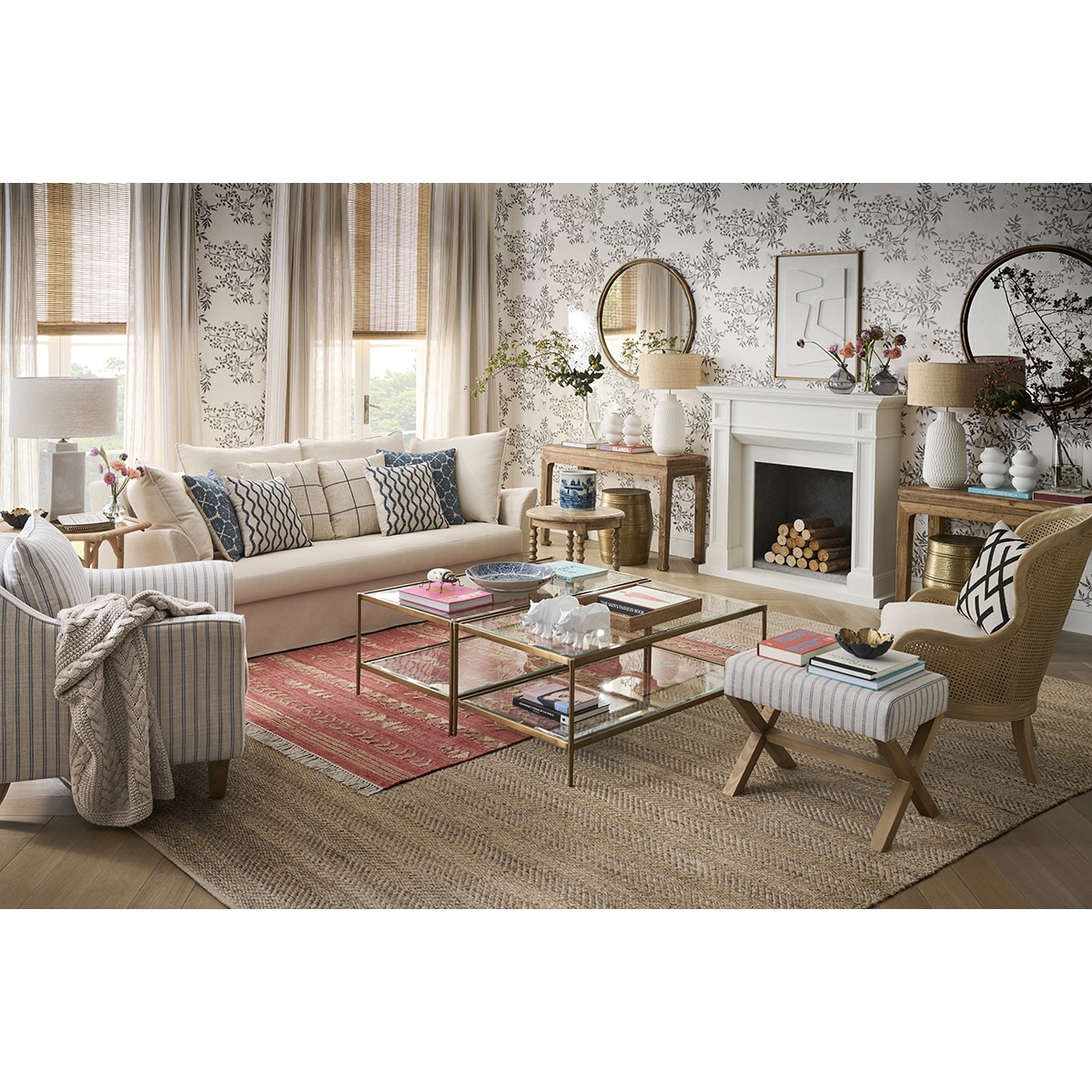 Mesa auxiliar de madera mango Bianca El Corte Inglés Natural-6