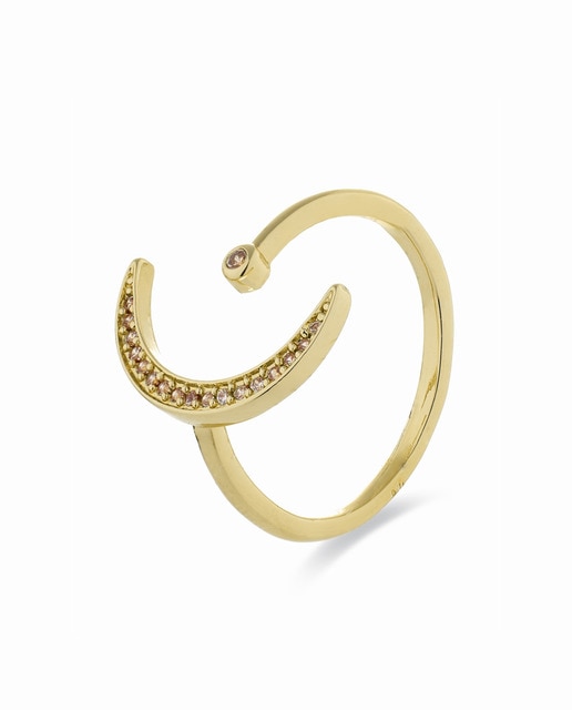 Imagen 0 de Anillo Sib acabado oro amarillo 18K