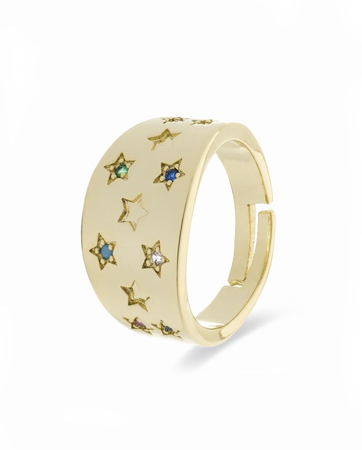 Imagen 0 de Anillo Etav acabado oro amarillo 18K