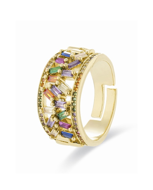 Imagen 0 de Anillo Fabeu acabado oro amarillo 18K