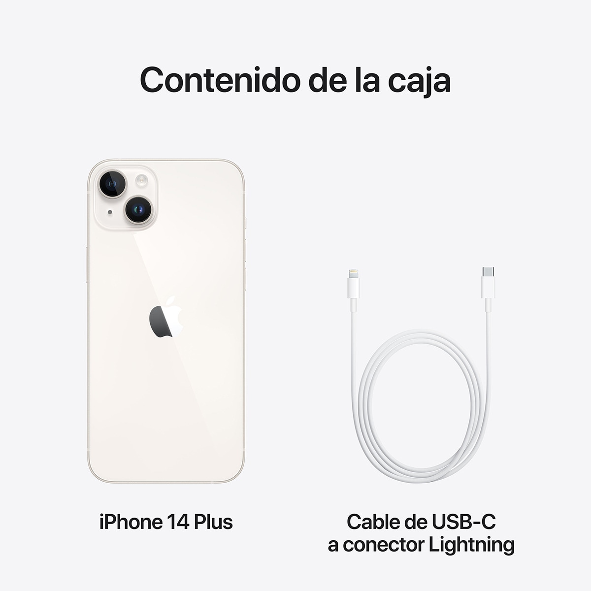 Apple iPhone 14 Plus móvil libre Blanco estrella-9