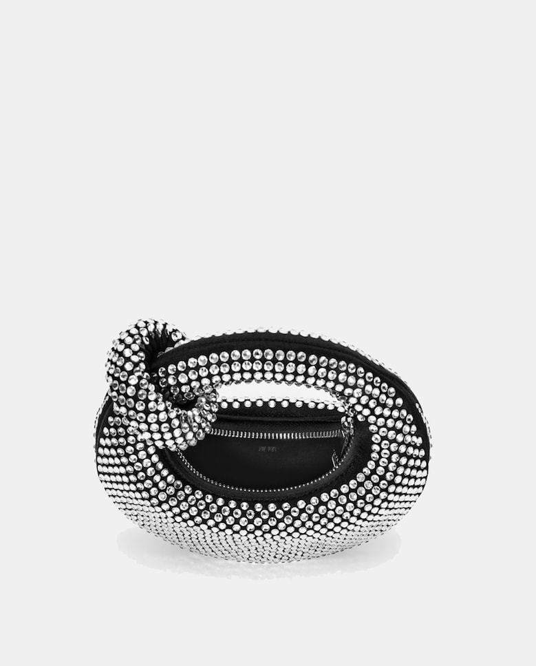 Mala de Mão Mini Abacus com Strass - Preto Preto-4