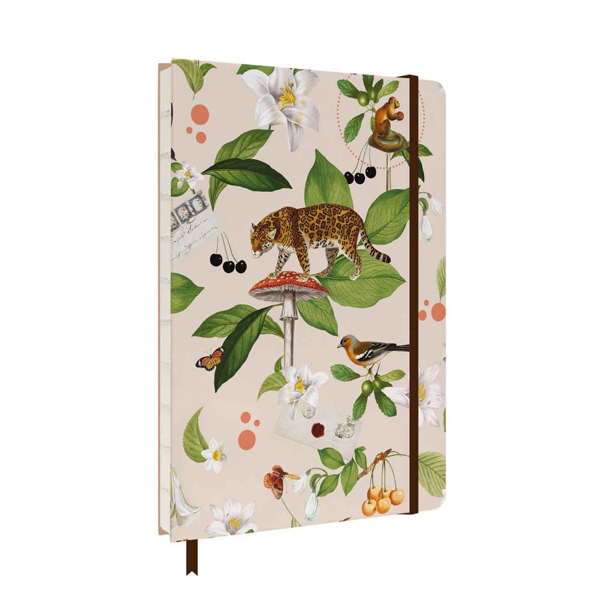 Imagen 0 de Cuaderno encuadernación artesanal A5 Jungle Bliss Kokonote verde