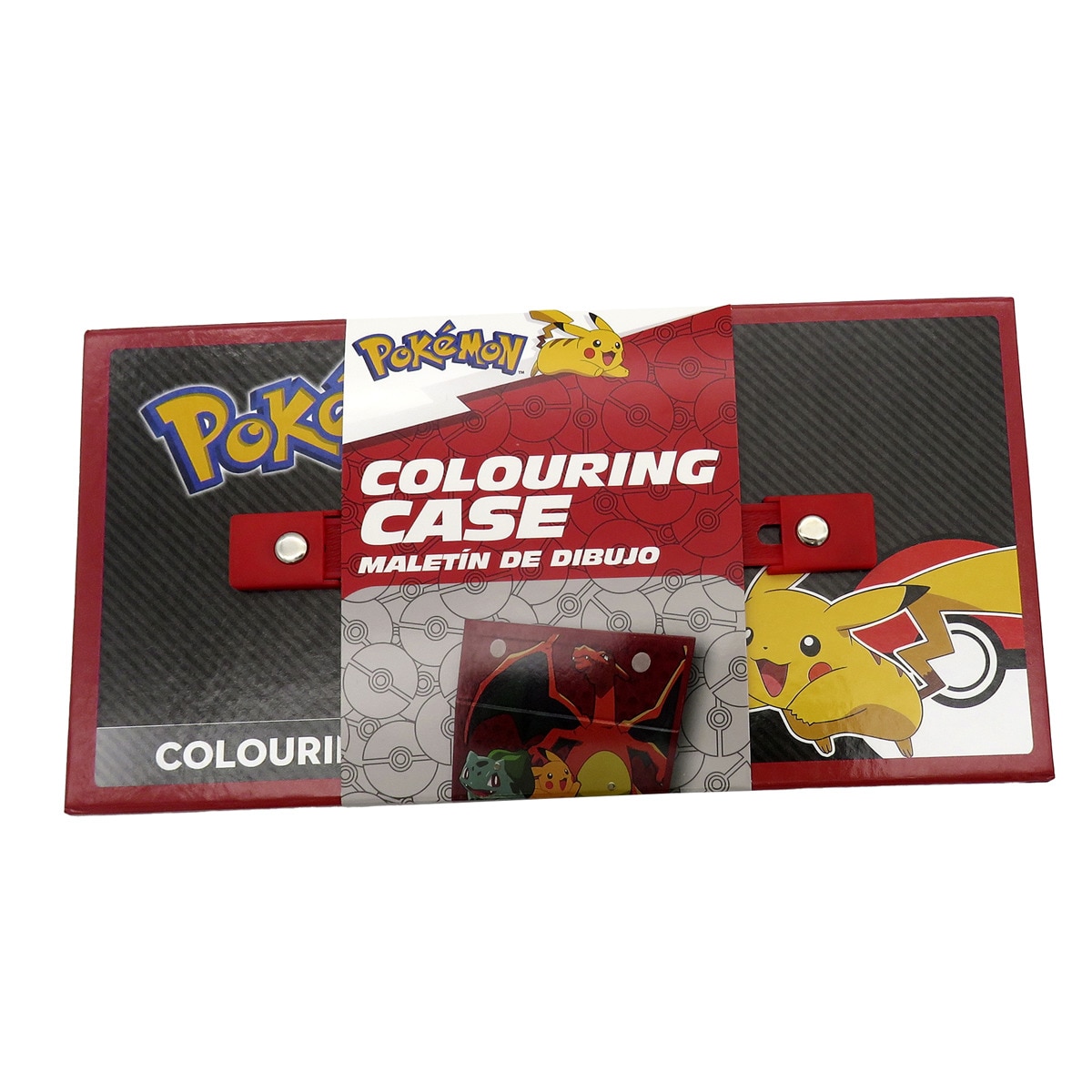 Mala de Desenho 52 Peças Pokémon - Preto/Multicolor 3