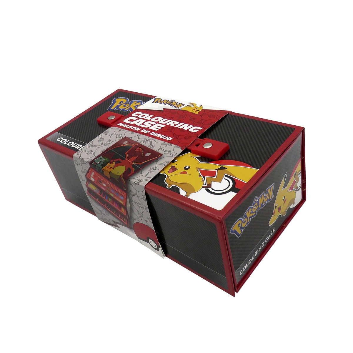 Mala de Desenho 52 Peças Pokémon - Preto/Multicolor 1