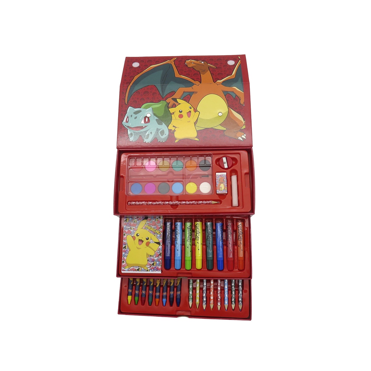 Mala de Desenho 52 Peças Pokémon - Preto/Multicolor 4