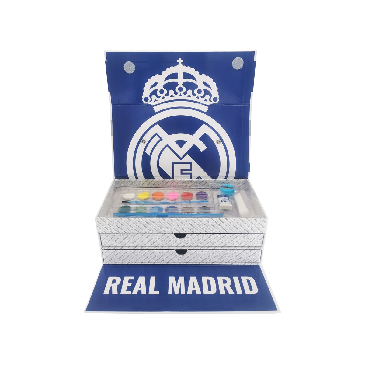 Mala de Desenho 52 Peças Real Madrid - Branco/Multicolor 7