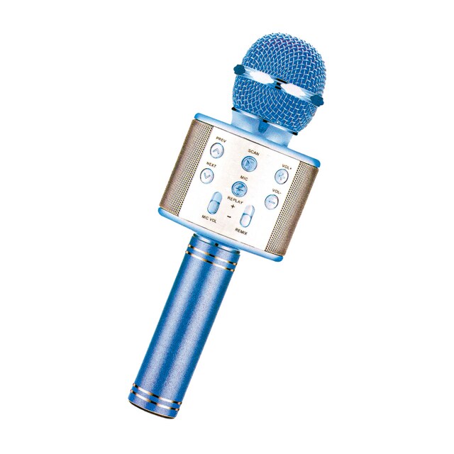 Imagem 0 de Microfone Karaoke Portátil - Azul