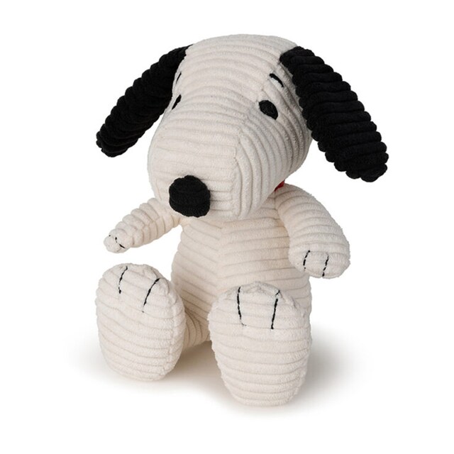 Imagen 0 de Peluche Snoopy sentado Corduroy Cream 19 cm Peanuts Bon Ton Toys