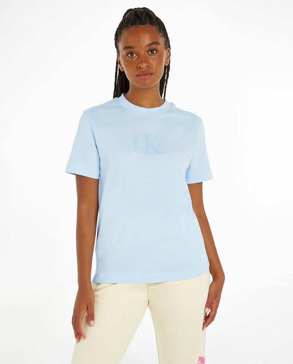 Imagem 0 de T-shirt Slim Fit com Manga Curta
