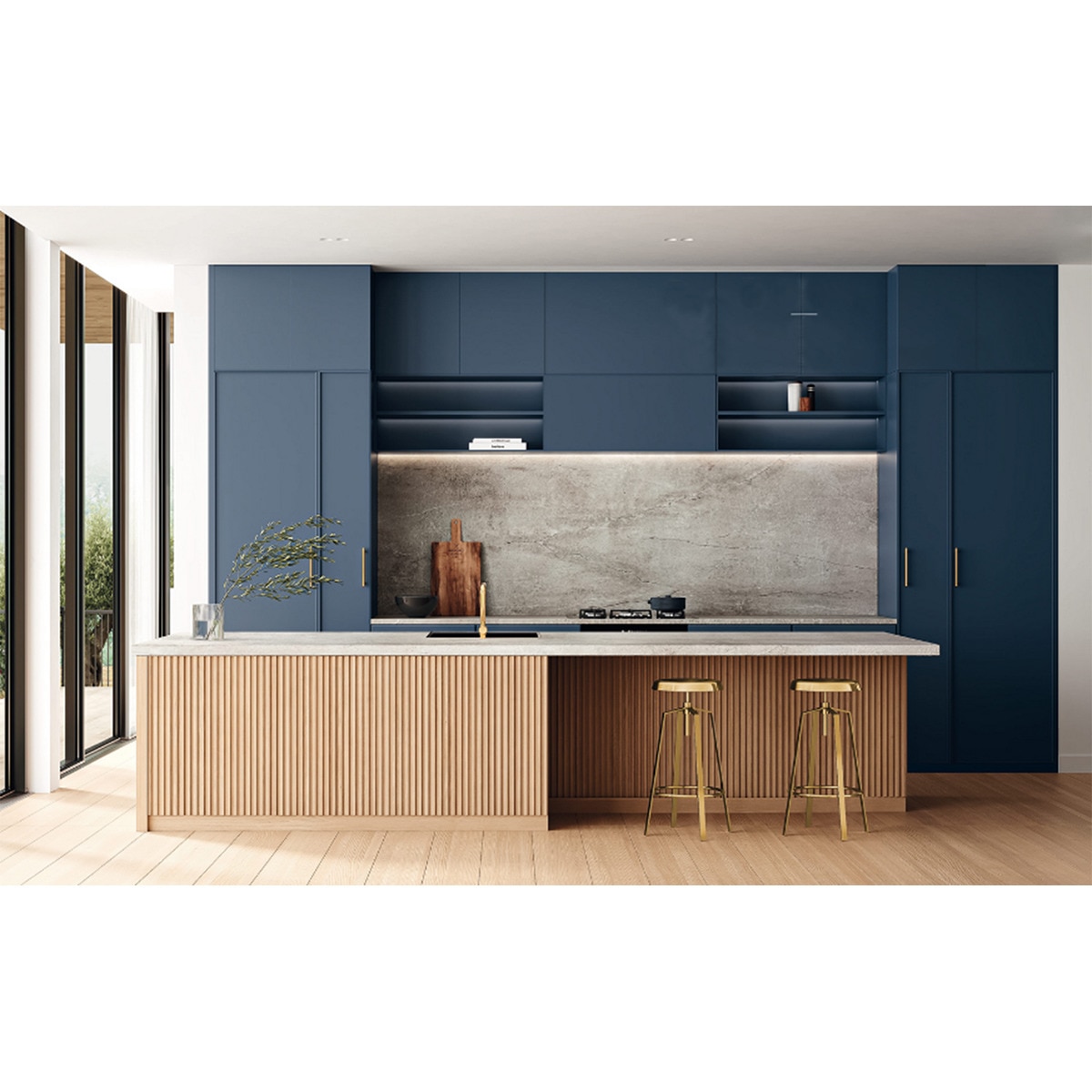 Banco de Cozinha Alto Elevável Alma Ouro-8