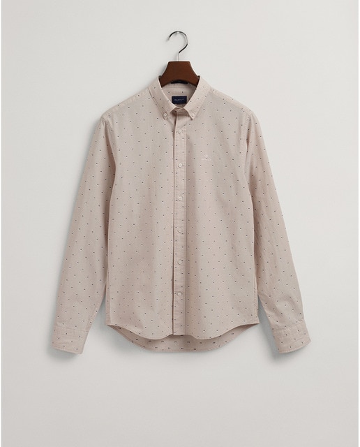 Imagen 0 de Camisa Slim Fit Dobby de lunares