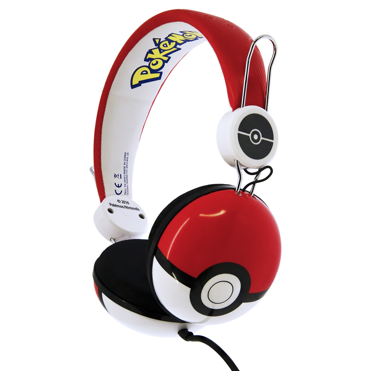 Auscultadores com Cabo Pokéball Pokémon 1