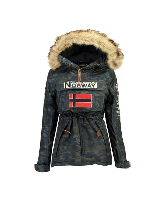 Imagen 0 de Parka de mujer boomera camo