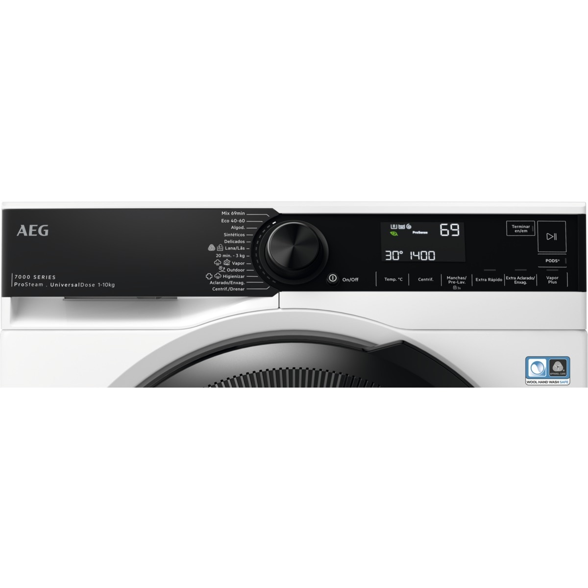 Lavadora AEG 10 kg / 1400 rpm, ProSteam UniversalDose - LFR7314L4V Blanco-3