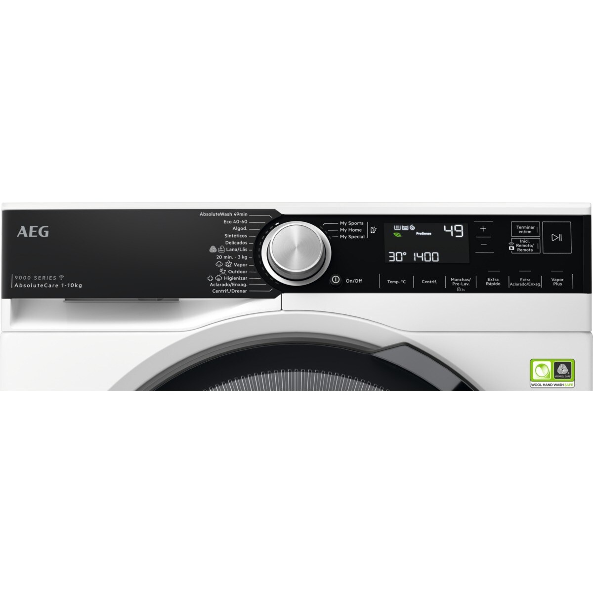 Máquina de Lavar Roupa AEG Série 9000 AbsoluteCare® LFR9514L6U Carga Frontal de 10 Kg e de 1400 rpm - Branco Branco-3