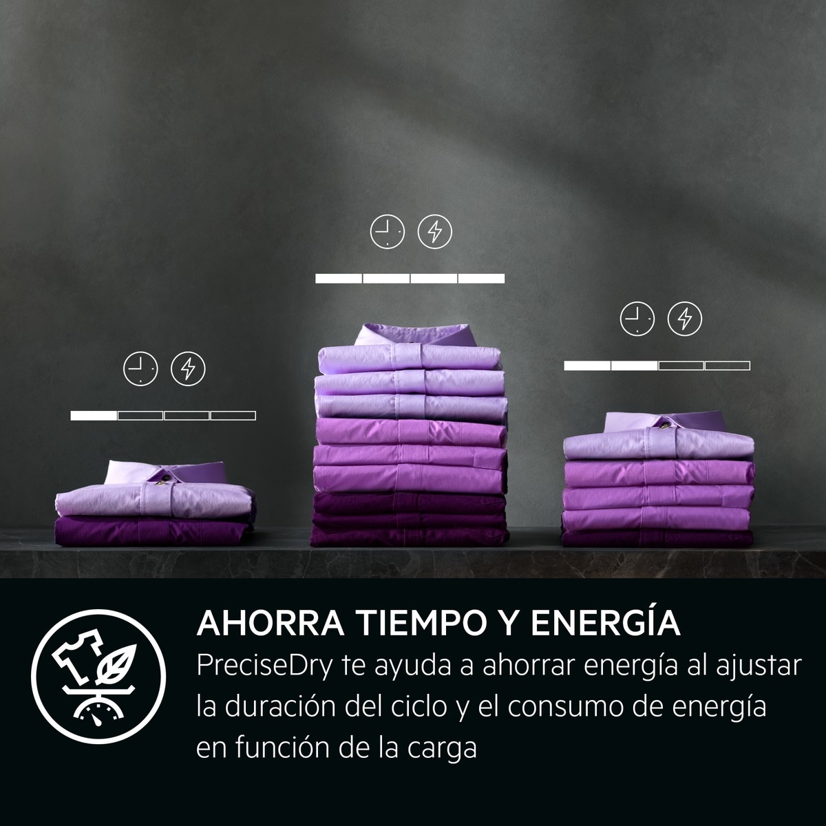 Secadora AEG 8kg Sensidry, motor inverter - TR818A2PB Blanco-8