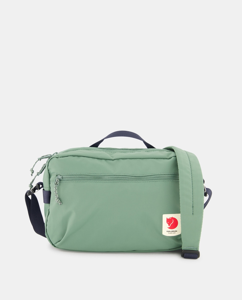 Mala a Tiracolo High Coast em Tecido Reciclado - Verde Água Verde Água-1