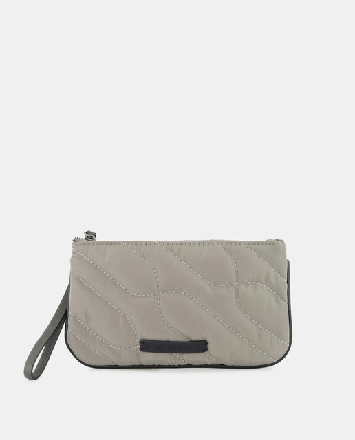 Imagen 0 de Neceser acolchado en materiales reciclados gris