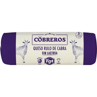 queso rulo de cabra elaborado con leche pasteurizada sin lactosa envase 180 g - Cobreros