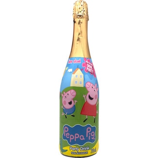 refresco multifrutas con gas Pepa Pig botella 75 cl (envase de vidrio) - Champin
