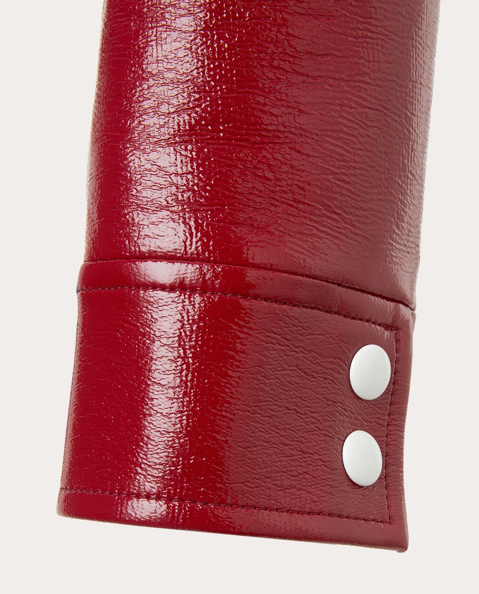 Chaqueta de vinilo Rojo-4