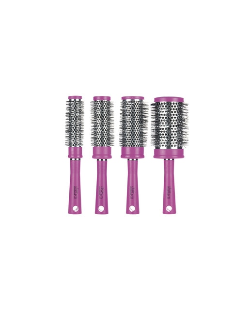 Imagen 0 de Cepillo térmico para el pelo set rosa