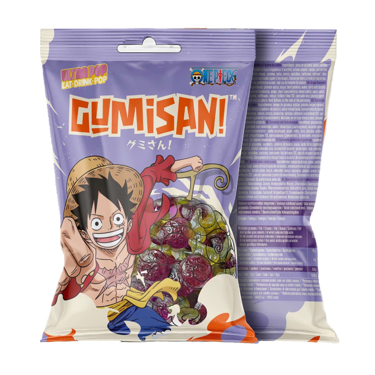 Gomas de Fruta Luffy One Piece 1