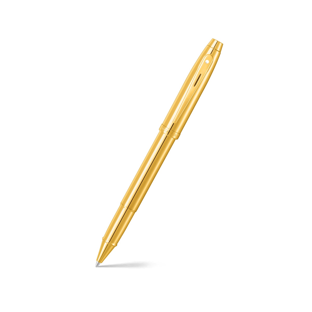 Imagem 0 de Roller Dall Sheaffer 100 com Acabamento PVD Dourado Brilhante e Detalhes PVD Dourados