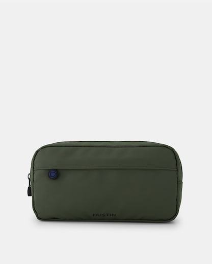 Imagen 0 de Neceser grande en kaki con bolsillo frontal